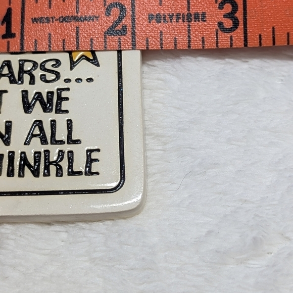 Vintage Spooner Creek Etched Ceramic Wall Plaque w/ Inspirational Saying 2003 - Picture 4 of 6